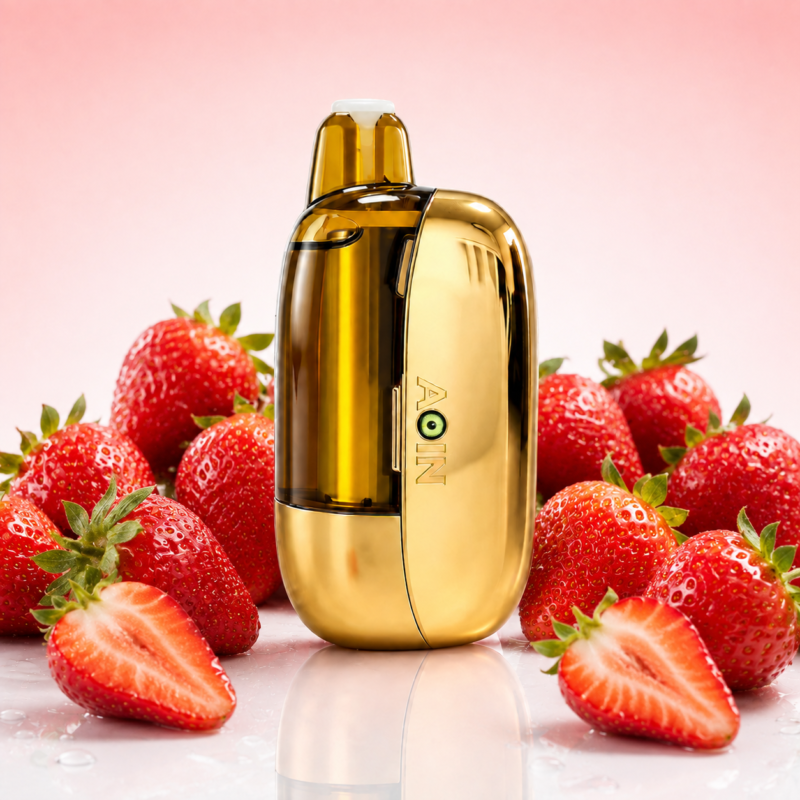 AOIN Chupa Chups Strawberry disposable vape | ciggie.online